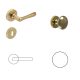 Nosztalgia Brass BB Button/Handle