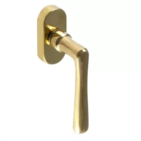   Semi mâner pentru fereastră mare din alamă Nostalgia cu mecanică de poziționare