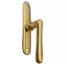 Stefánia Réz Öntött Pajzzsal Nagyalakú Ablakfélkilincs