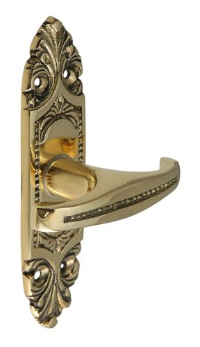 Baroková mosadzná okenná kľučka v tvare "T".