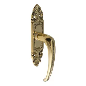 Barokk Réz Nagyalakú Ablakfélkilincs Hagyományos