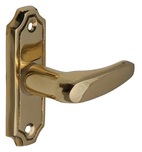 Mâner de fereastră în formă de „L” din alamă engleză