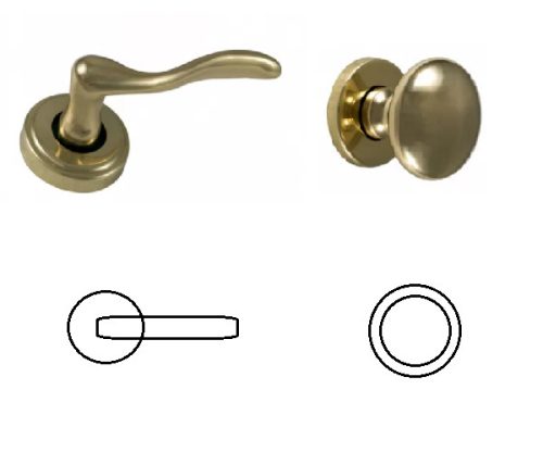 Moli Brass WC Button/Handle