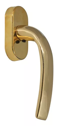 Semi mâner pentru fereastră mare din alamă Márton cu mecanică de poziționare