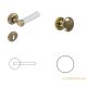 Silk Brass BB Button/Handle