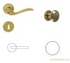 Tolosa Brass WC Button/Handle