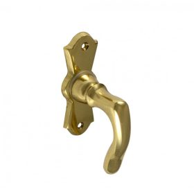   Alt Wien Bented Okno polovičná kľučka Mosadzná polovičná kľučka v tvare "L" malý Okno