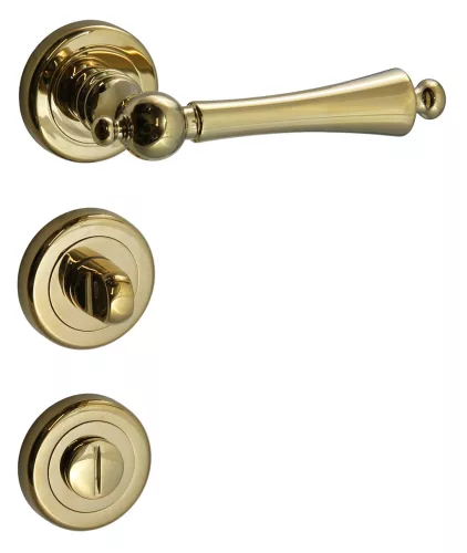 WC din alamă cu Rozetă rotundă Olivia