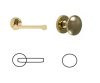 Amaro Italian Brass PZ Button/Handle