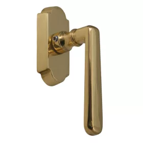   Olasz Alt Wien Réz Nagyalakú Ablakfélkilincs Pozíciónáló Mechanikával