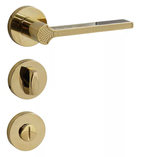 WC din alamă cu Rozetă rotundă „G03” Art Deco