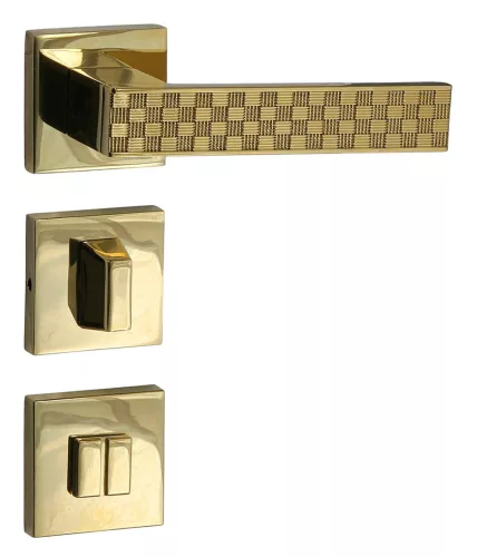 Sah "G13" Rozeta patrata WC din alama