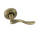 Molli Round rosette Brass Only handle on top rosette