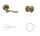 Molli Brass WC Button/Handle
