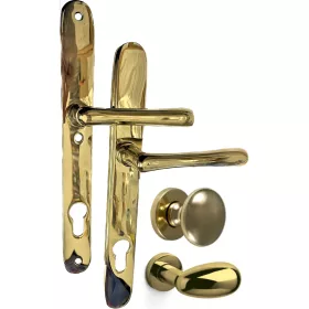   Odlewana miedziana wąska tarcza Nostalgia (30/32 mm) Hoppe Button/Knock Para 92 PZ