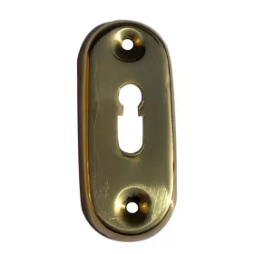   Ovale Rosetten Kupfer BB Schlossabdeckung von unten nach oben