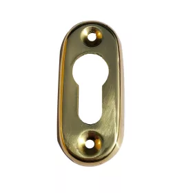   Ovale Rosetten Kupfer PZ Schlossabdeckung von unten nach oben