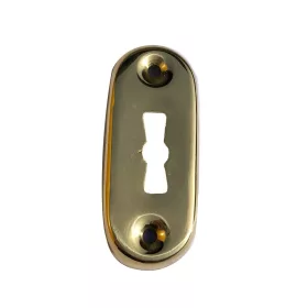   Ovale Rosetten Kupfer Zweifeder Schlossabdeckung für den unteren und oberen Bereich