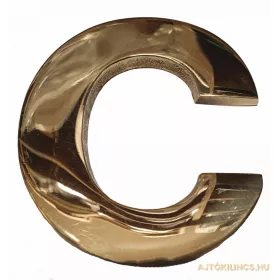 Litera C mare 6,5 cm Cupru