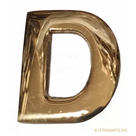 Literă mică D 4,5 cm Cupru