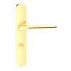 JULIA pajzsos ajtókilincs fényes sárgaréz színű 90 mm BB