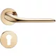 MOON ajtókilincs kerek rozettás R SLIM fényes sárgaréz - CORONA PREMIUM PZ