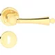 OLIVIA R ajtókilincs klasszikus rozettás fényes sárgaréz színű BB