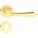 OLIVIA R ajtókilincs klasszikus rozettás fényes sárgaréz színű PZ