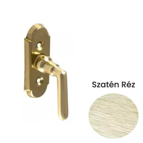 Alt Wien saténová drhnutá mosadz v tvare "L".