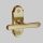 Alt Wien Window "T" Handle Satin Scrubbed Brass "T" Shaped Window handle