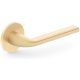 BELLA ajtóajtókilincs kerek rozettás R SLIM vékony szatén sárgaréz Csak kilincs felső rozettán
