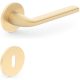 BELLA ajtóajtókilincs kerek rozettás R SLIM vékony szatén sárgaréz BB