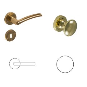 Figo (Fino Vesta) Kupferfarbener BB Knopf/Türknauf