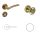 Figo Brass Color BB Button/Handle