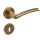 Figo Brass Color WC Button/Handle