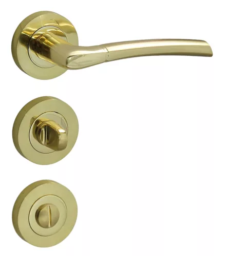 Figo Okrúhla rozeta Mosadzná farba WC