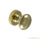 Polished brass surface knob, FIXED or ROTABLE,