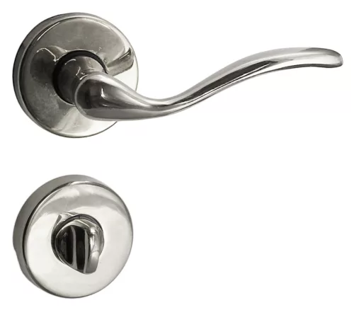 Rozetă rotundă Moli WC crom strălucitor