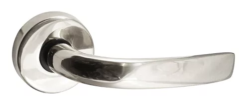 Rozetă rotundă Márton Crom strălucitor Numai mâner pe rozeta superioară