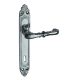 Baroque Special Handle set Bright chrome 90 mm WC