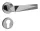 Líra Körrozettás Ajtókilincs Fényes Króm PZ
