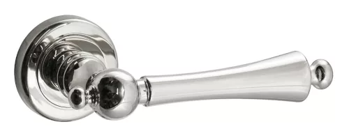 Rozetă rotundă Olivia Crom strălucitor Numai mâner pe rozeta superioară