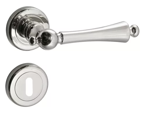 Rozetă rotundă Olivia Crom strălucitor BB