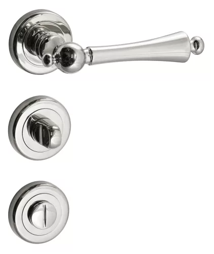 WC Olivia Rozetă rotundă crom strălucitor