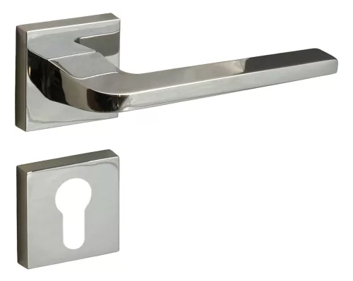 London (Flake) Rozetă pătrată Crom strălucitor PZ