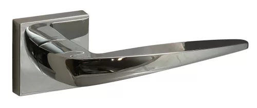 Rozetă pătrată Foglia Crom strălucitor Numai mâner pe rozeta superioară