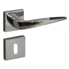 Rozetă pătrată Foglia Crom strălucitor BB