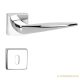 Foglia Square rosette Bright chrome WC