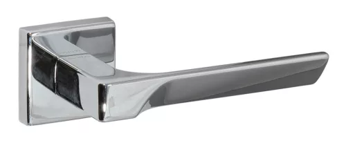 Flash Italian Rozetă pătrată Crom strălucitor Numai mâner pe rozeta superioară