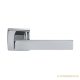 Techa Italian Square rosette Bright chrome WC